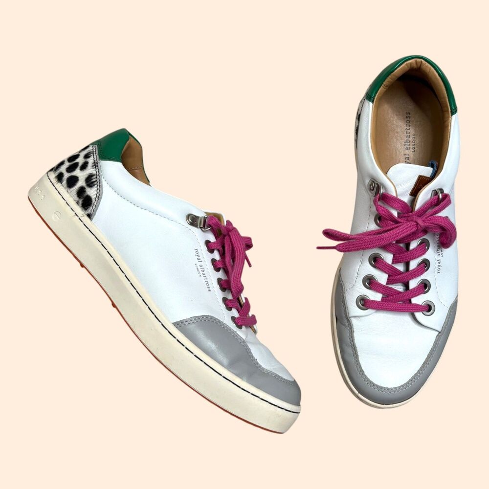 Royal Albartross Fieldfox Leather Golf Sneakers